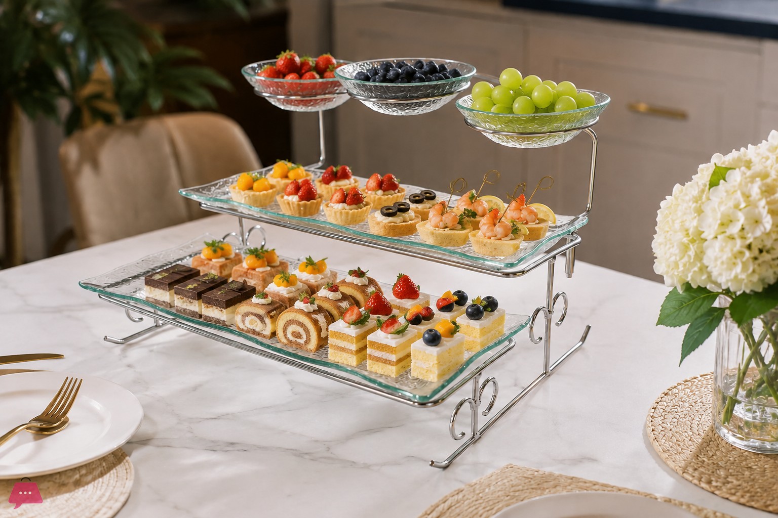 danny-home-serving-glass-platter-set-6pcs