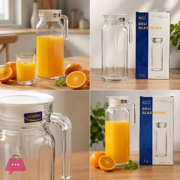 Delisoga Glass Jug 1.1 Liter | EH1005-1