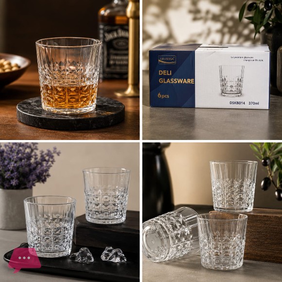 Delisoga Glass Set 6 Pcs | DSKB014