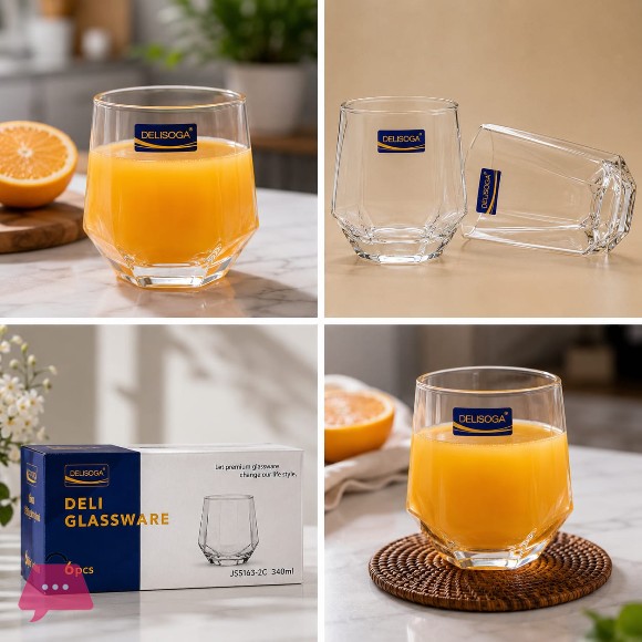 Delisoga Glass Set 6 Pcs | JS5163-2C