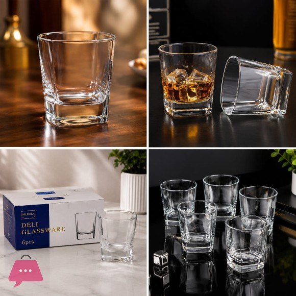 Delisoga Glass Set 6 Pcs | JS6001-3