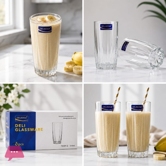 Delisoga Glass Set 6 Pcs | Y5589-2