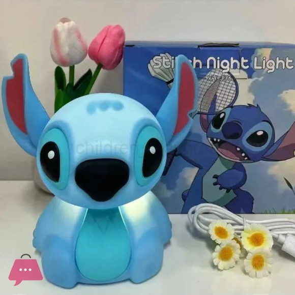 Disney Cartoon Stitch Night Light Touch Sensor USB Rechargeable