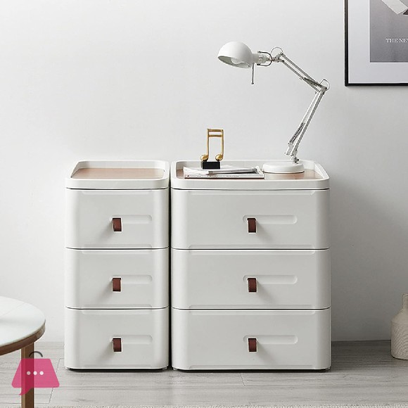 Minimalist Bedside Table Shelf Modern Storage Cabinet Bedside Drawer