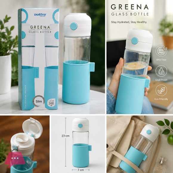 Greena Glass Bottle Silicone Sleeve - 500ml