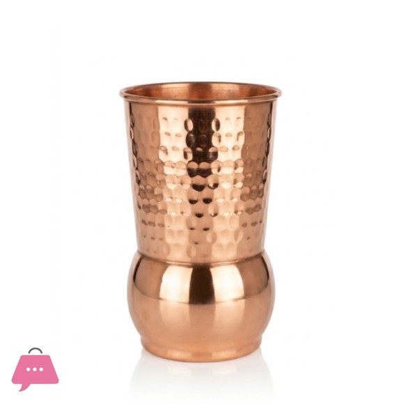 Heavy Gauge 100% Pure Copper Glass - 350ml