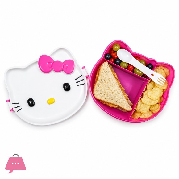 Hello Kitty 3D Lunch Box for Girls 1200ML Kids Lunch Box