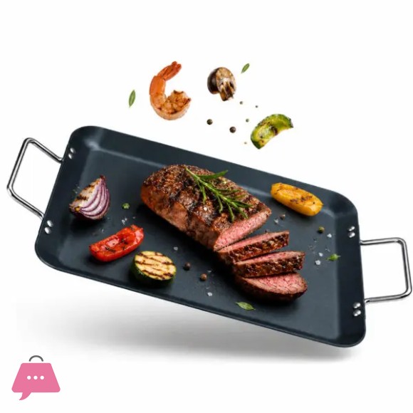 Kitchen King Nonstick Griddle Tray For Steak 50 x 28cm