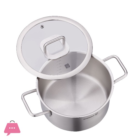 Korkmaz Stainless Steel Casserole Stella Pot 28x15 cm - A2926 Turkey Made