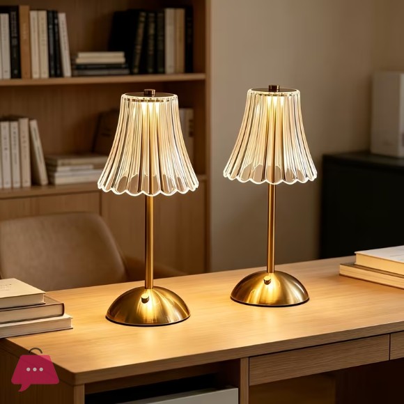 Modern Portable Table Lamp Touch LED Desk Light Bedroom Bedside Night Light