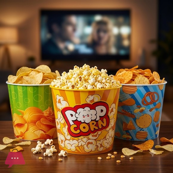 Popcorn Bucket Round
