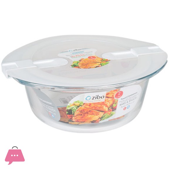 Zibasazan Glass Microwave Bowl With Lids 3 Sizes Food Container