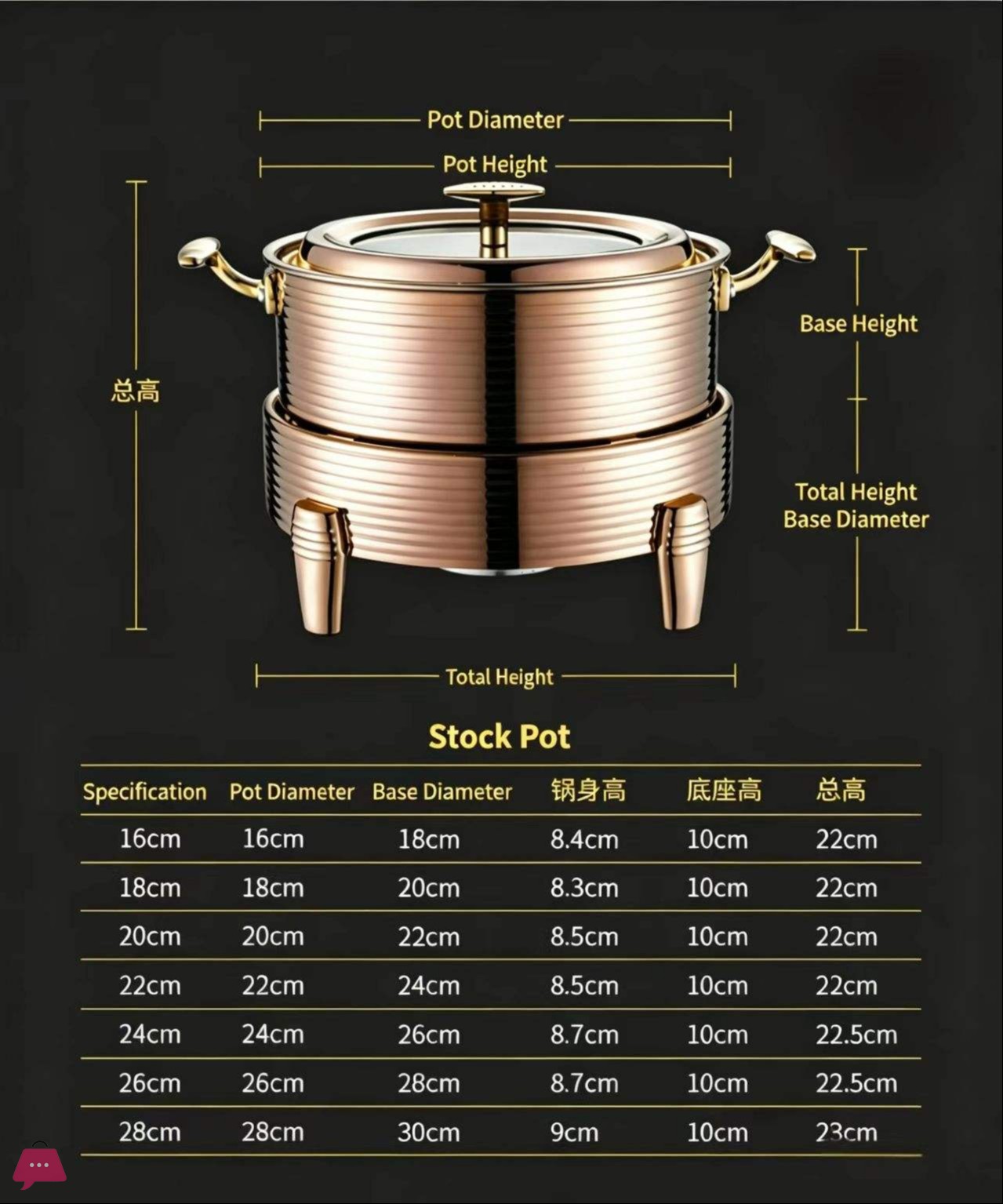 304-stainless-steel-round-hot-pot-dazzling-pattern-buffet-stove-dish