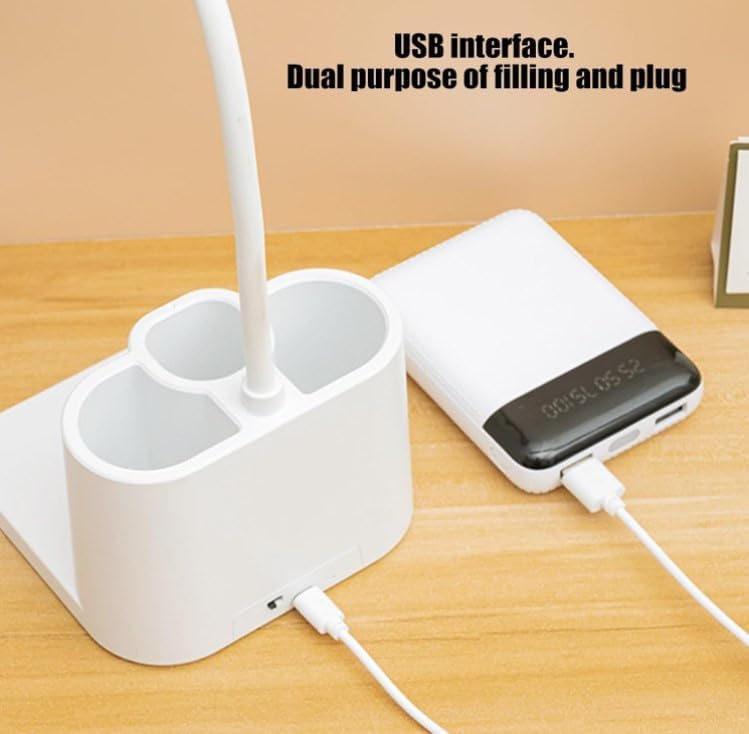 Study Lamp - Lamps For Study Table - Table Lamp - Desk Lamp - Portable Flexible Study Lamp - Rechargeable Study Lamp