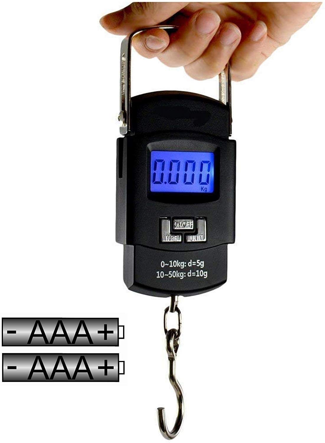 50kg Portable Electronic Digital Scale With Hook 50kg
