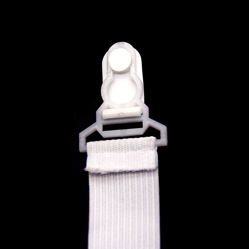 4 Pcs Bed Sheet Mattress Fasteners Elastic Grippers Blankets Clip Holder Strap Heavy-Duty Nylon Non-Slip Elastic Bed Sheet Grips with Adjustable Buckles