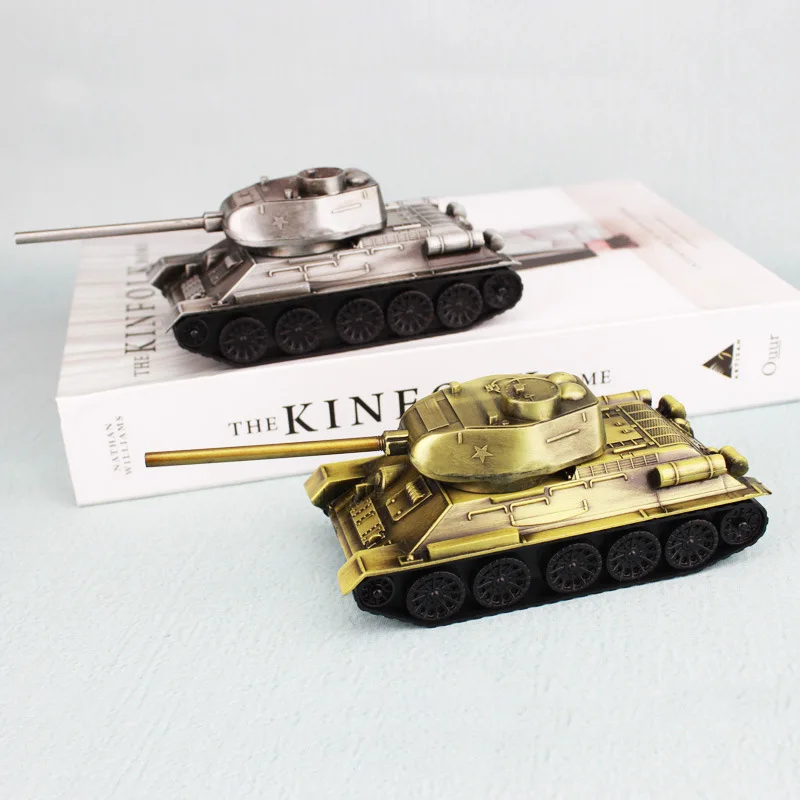 Alloy Military Tank Simulation Model Metal Handicrafts Home Decoration