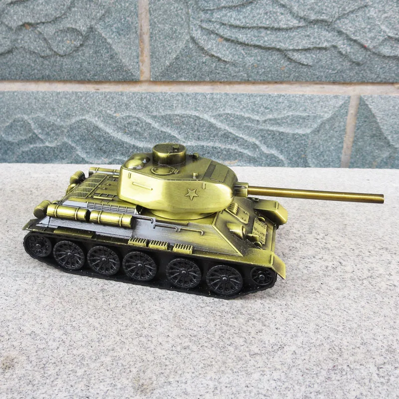 Alloy Military Tank Simulation Model Metal Handicrafts Home Decoration