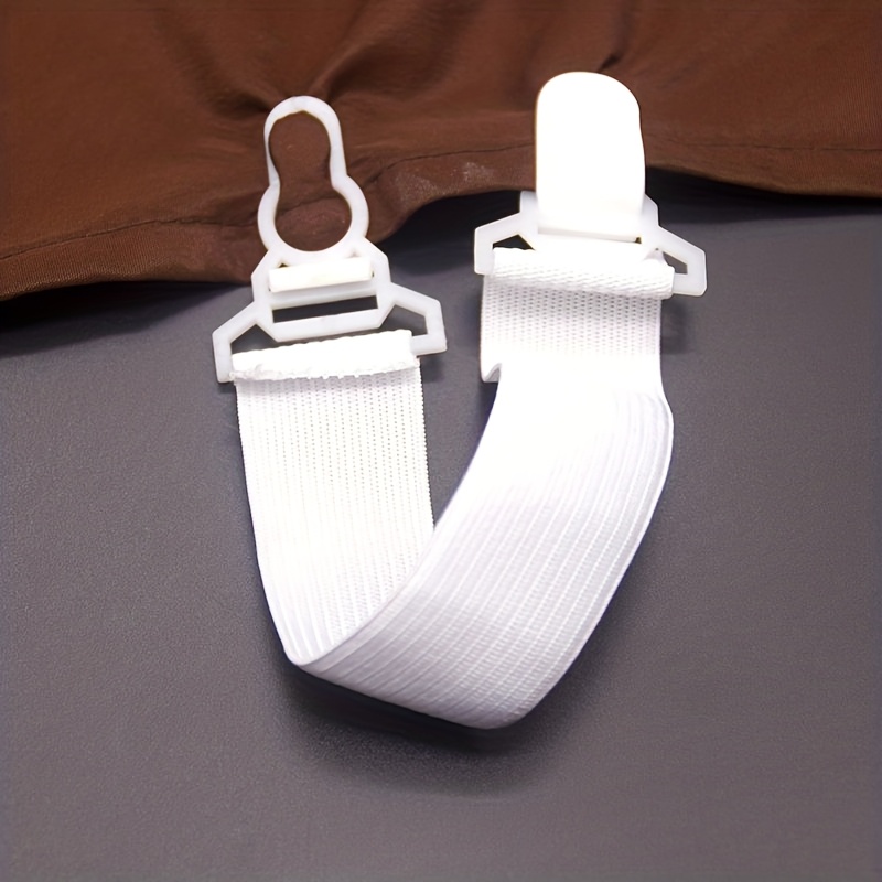 4 Pcs Bed Sheet Mattress Fasteners Elastic Grippers Blankets Clip Holder Strap Heavy-Duty Nylon Non-Slip Elastic Bed Sheet Grips with Adjustable Buckles