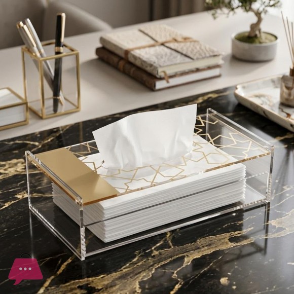 Fancy High Quality Acrylic Tissue Box China Made