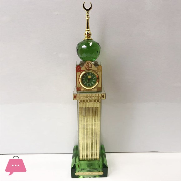 Crystal Makkah Clock Tower Islamic Gift Scale Model