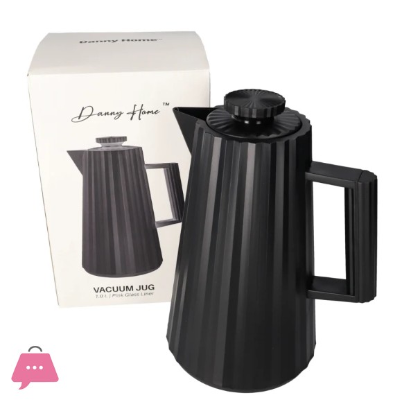 Danny Home Pleated Vacuum Jug Thermos - 1Liter