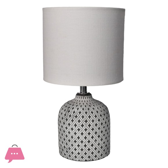 Danny Home Dark Grey Table Lamp 15cm
