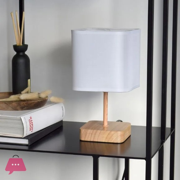 Danny Home Bedside Minimalist Table Wooden Standing Lamp