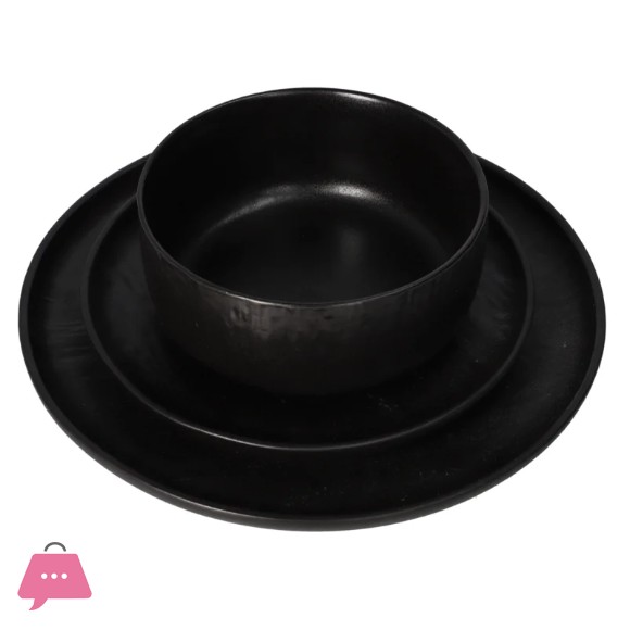 Danny Home Ceramic Flat Plate - 8Inch