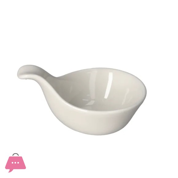 Danny Home Ceramic Sauce Dish with Handle - 4.75inch