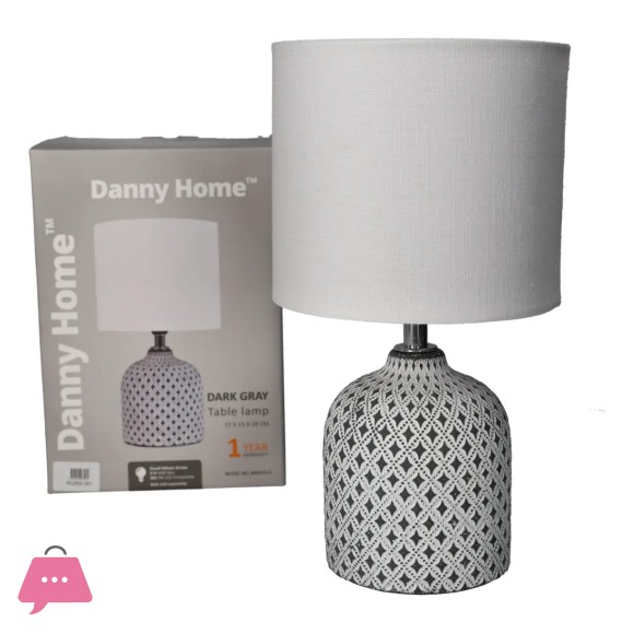 Danny Home Dark Grey Table Lamp 15cm