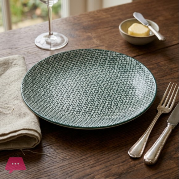 Danny Home Dotted Porcelain Dinner Plates
