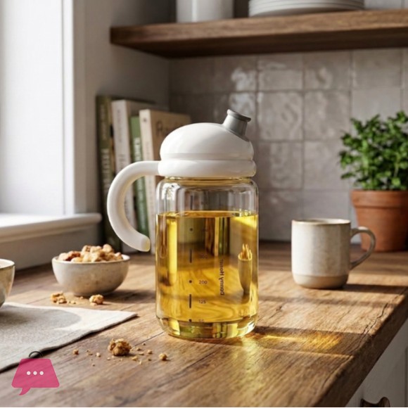 Danny Home Glass Pour Oil Dispenser - 600ml