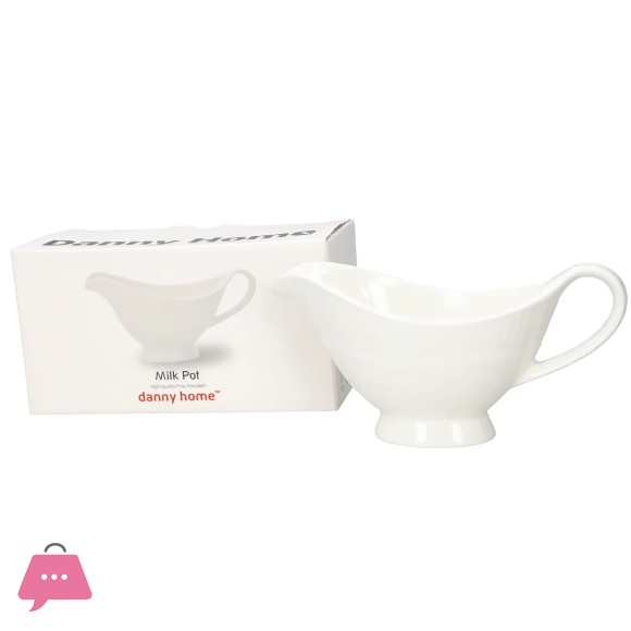 Danny Home Porcelain Milk Pot 230ml - 4.25inch