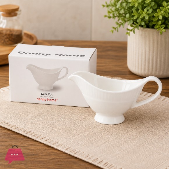 Danny Home Porcelain Milk Pot 230ml - 4.25inch
