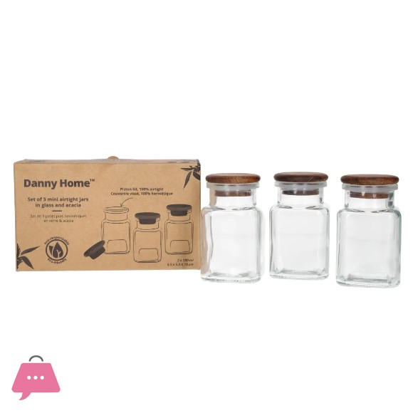 Danny Home Seasoning Spice Jar Set 75ml - 3pcs