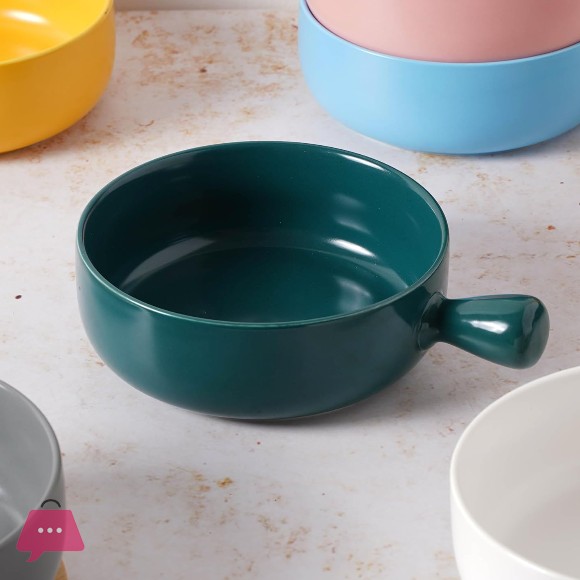 Danny Home Serving Bowl with Handle - 6.2Inch