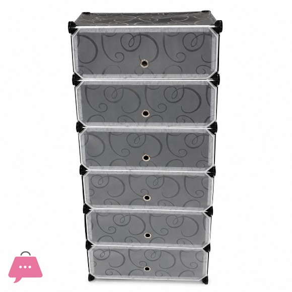 Dust Proof Multi-layer Simple Assembly Shoe Cabinet Plastic Cube Shoe Rack