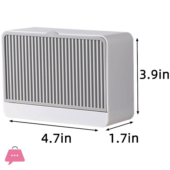Dust-Proof Soap Holder for Shower Wall Mounted Bar Soap Dish