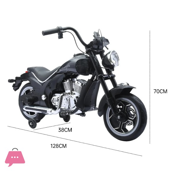 Ghost Rider Edition – New 24V Electric Ride-On Bike for Kids
