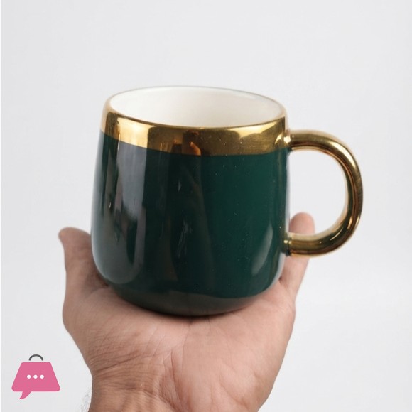 Emerald Porcelain Coffee Mug 1Pcs