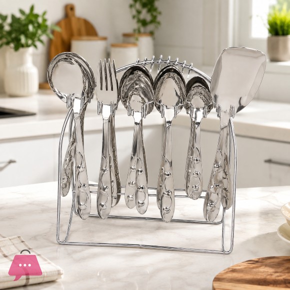 High Quality Stainless Steel Cutlery Set 29 Pieces CB2