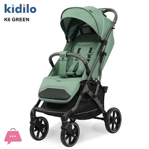 Kidilo K6 Baby Stroller Foldable Lightweight Baby Pram Stroller - K6