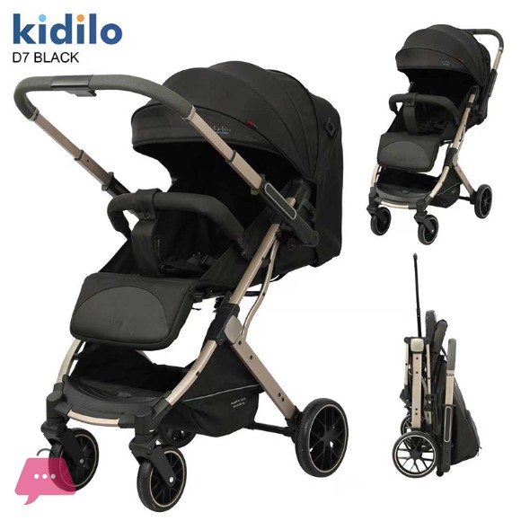 Kidilo Travel Stroller Compact Foldable Baby Stroller – D7