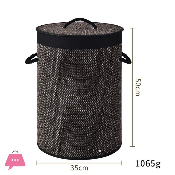 Knock Down Bamboo Laundry Basket