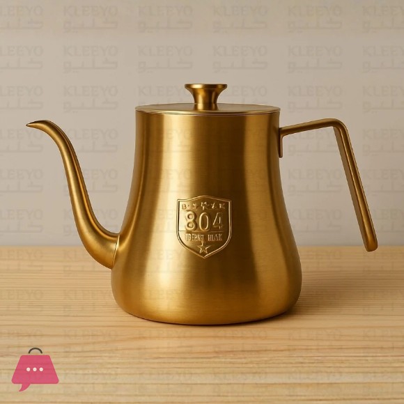 Luxury Gold Finish Stainless Steel Tea Pot - 2L