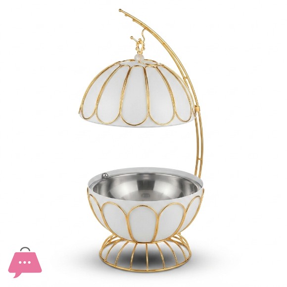 Luxury Hanging Dome Chafing Dish Buffet Server - 8Liter
