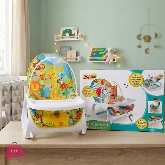 Newborn to Toddler Music Portable Rocker One Pieces
