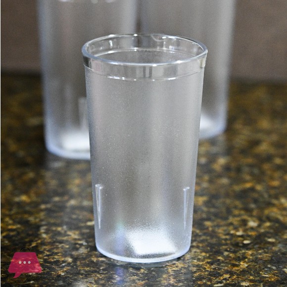 Original Frosted Designed Acrylic Drinking Glass 325ML