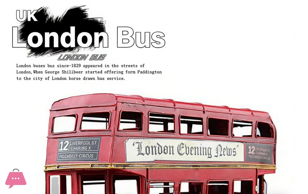 red-london-bus-model-vintage-iron-car-for-home-decor-and-gift-use